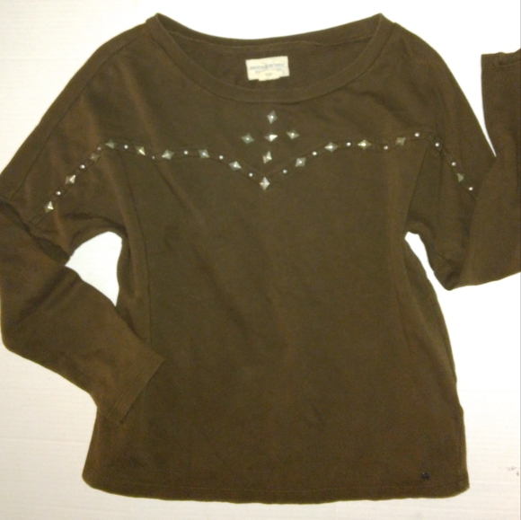 ~EUC~Women's Juniors ~DENIM & SUPPLY~RALPH LAUREN Studded Sweatshirt - Picture 15 of 16